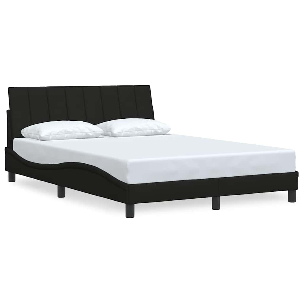 Vidaxl bedframe zonder matras hanko 120x200 cm stof zwart