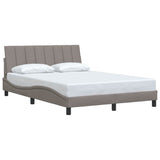 Vidaxl bedframe zonder matras hanko 120x200 cm stof taupe