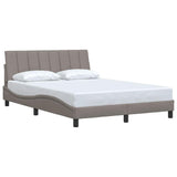 Vidaxl bedframe zonder matras hanko stof taupe 140x190 cm