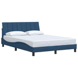 Vidaxl bedframe zonder matras hanko stof blauw 140x190 cm