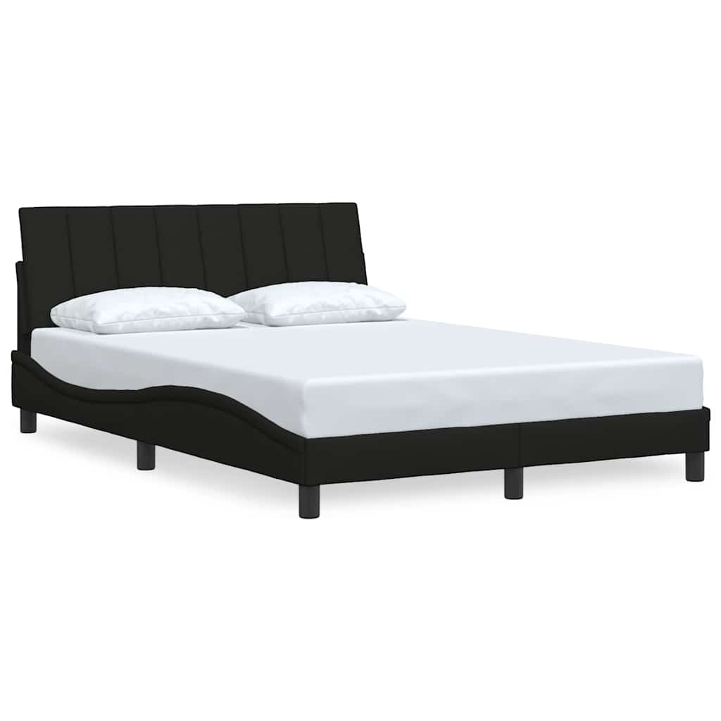 Vidaxl bedframe zonder matras hanko stof zwart 140x200 cm