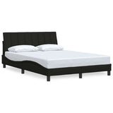 Vidaxl bedframe zonder matras hanko stof zwart 140x200 cm