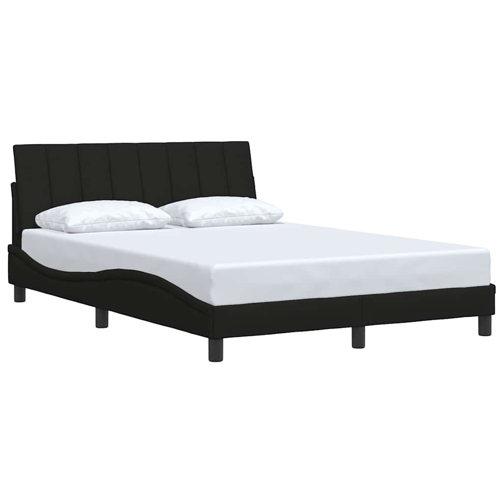 Vidaxl bedframe zonder matras hanko stof zwart 140x200 cm
