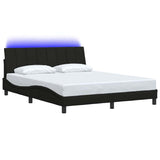 Vidaxl bedframe zonder matras hanko stof zwart 160x200 cm