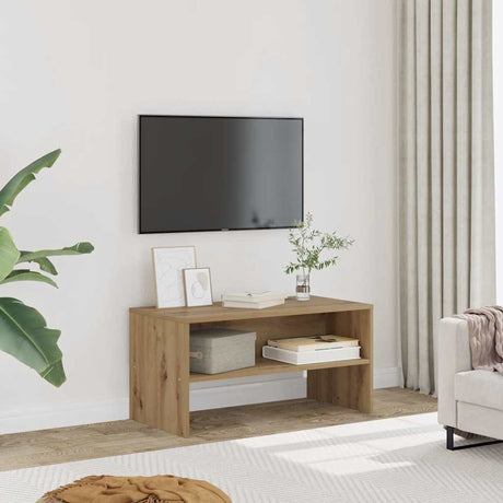 Vidaxl tv-meubel 80x40x40 cm bewerkt hout artisanaal eikenkleur