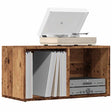 Vidaxl lp opbergbox 69,5x34x36 cm bewerkt hout oud houtkleurig