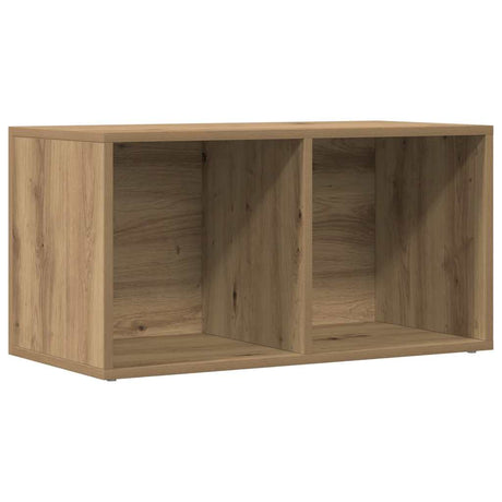 Vidaxl lp opbergbox 69,5x34x36 cm bewerkt hout artisanaal eikenkleurig