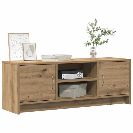 Vidaxl tv-meubel 102x30x37,5 cm bewerkt hout artisanaal eikenkleur