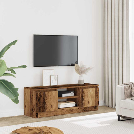 Vidaxl tv-meubel 102x30x36 cm bewerkt hout oud houtkleurig