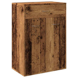 VidaXL Schuhschrank 60x35x84 cm fertiges Holz, altholzfarben