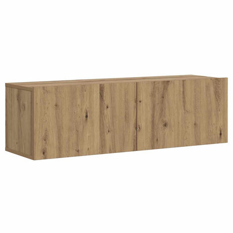 Vidaxl tv-wandmeubel 100x30x30 cm bewerkt hout artisanaal eikenkleurig