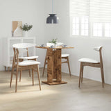 Vidaxl bistrotafel 60x60x75 cm bewerkt hout oud houtkleurig