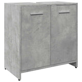 Vidaxl wastafelkast 60x33x60 cm bewerkt hout betongrijs