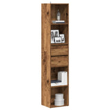 Vidaxl boekenkast 36x30x171 cm bewerkt hout oud houtkleurig