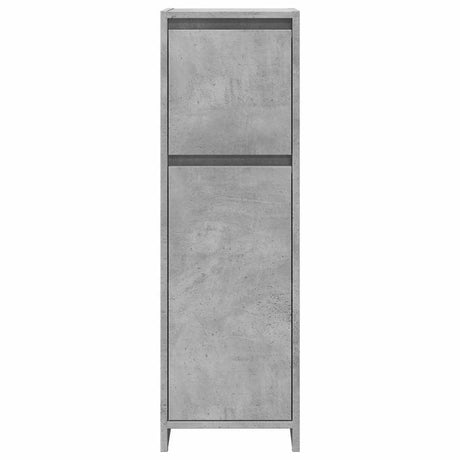 Vidaxl badkamerkast 30x30x95 cm spaanplaat betongrijs