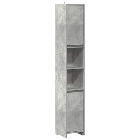 Vidaxl badkamerkast 30x30x183,5 cm spaanplaat betongrijs