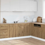 Vidaxl onderkast met lade lyon 40x46x81,5 cm bewerkt hout artisanaal eiken