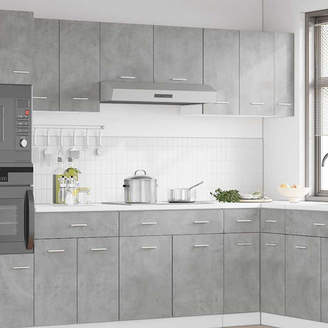 Vidaxl bovenkast lyon 30x31x60 cm bewerkt hout betongrijs