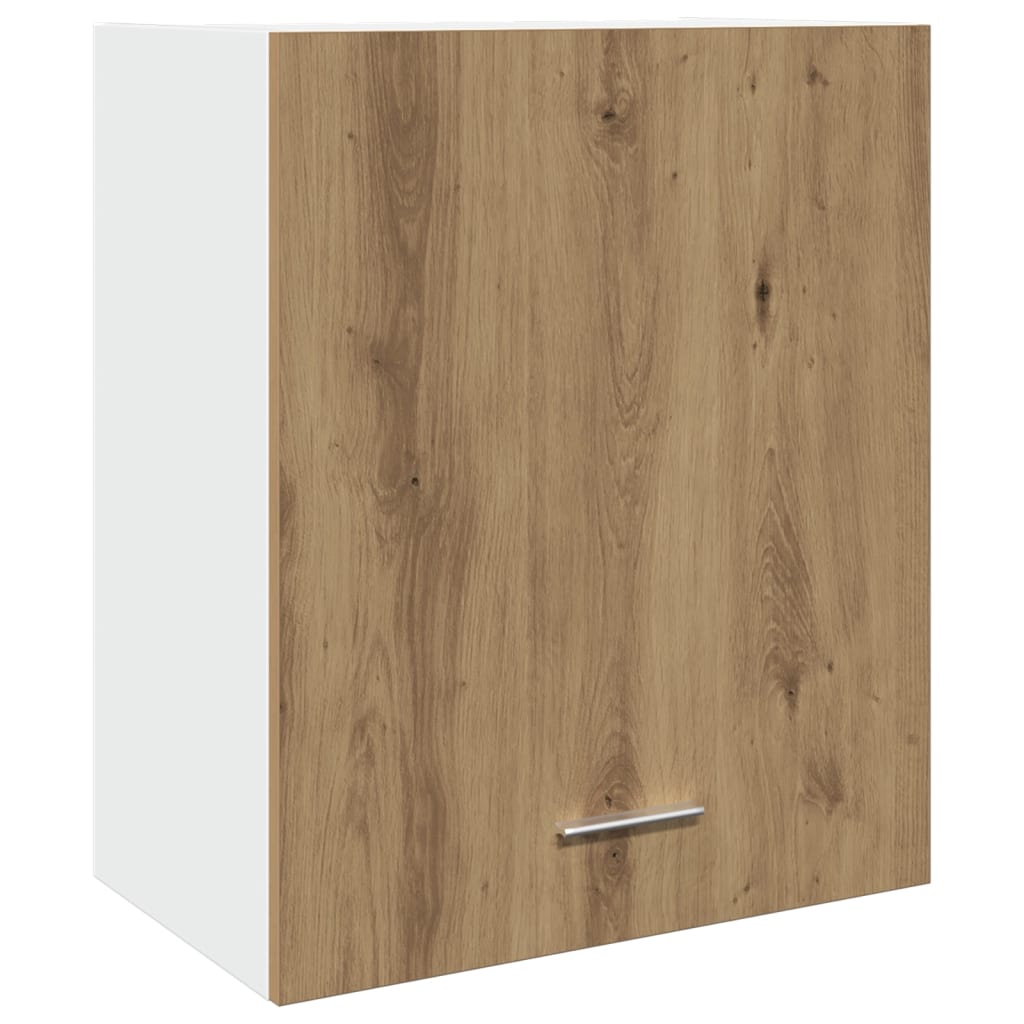 Vidaxl bovenkast lyon 50x31x60 cm bewerkt hout artisanaal eikenkleur