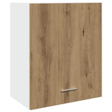 Vidaxl bovenkast lyon 50x31x60 cm bewerkt hout artisanaal eikenkleur