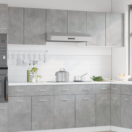Vidaxl bovenkast lyon 80x31x60 cm bewerkt hout betongrijs