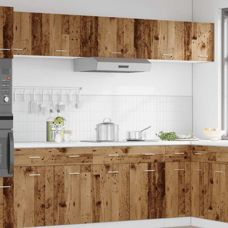 Vidaxl bovenkast lyon 60x31x40 cm bewerkt hout oud houtkleurig