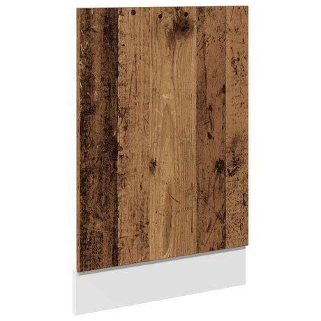 Vidaxl vaatwasserpaneel lyon 45x3x67 cm bewerkt hout oud houtkleurig