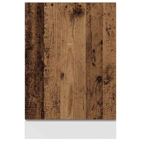 Vidaxl vaatwasserpaneel lyon 45x3x67 cm bewerkt hout oud houtkleurig