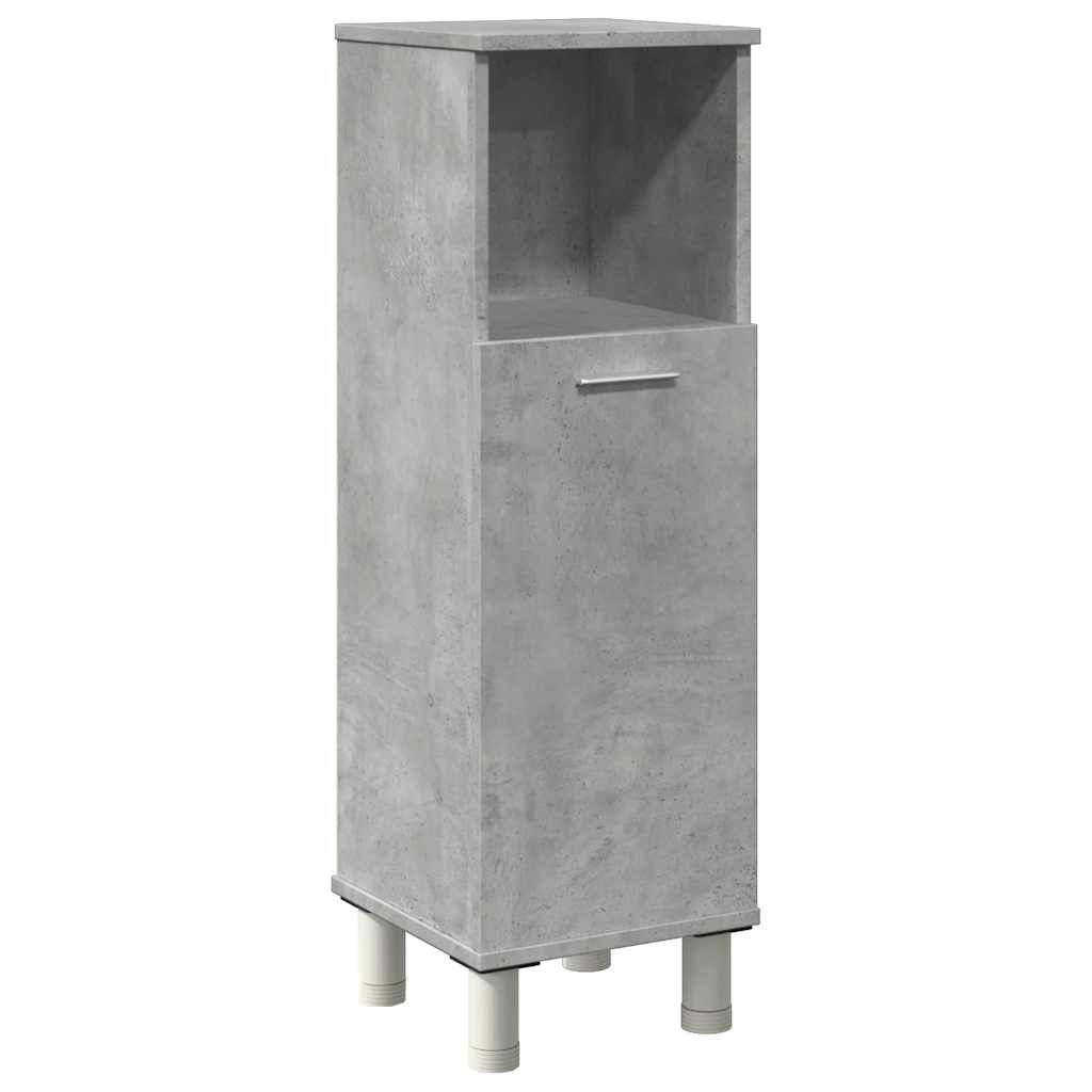 Vidaxl badkamerkast 30x30x95 cm spaanplaat betongrijs