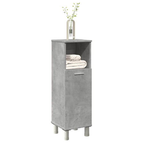 Vidaxl badkamerkast 30x30x95 cm spaanplaat betongrijs