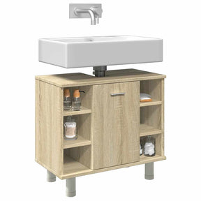 Vidaxl badkamerkast 60x32x53,5 cm spaanplaat sonoma eikenkleurig