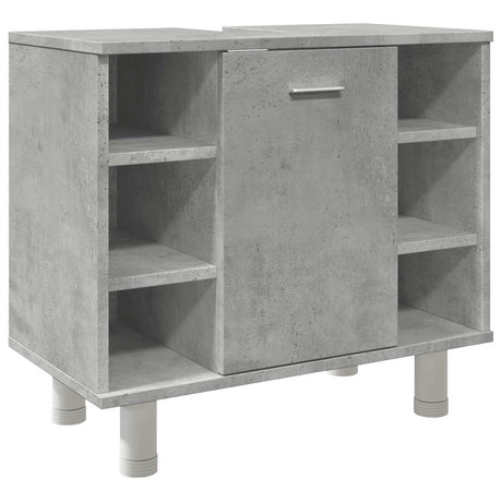 Vidaxl badkamerkast 60x32x53,5 cm spaanplaat betongrijs