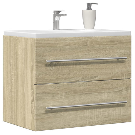 Vidaxl wastafelkast 60x38,5x48 cm spaanplaat sonoma eikenkleurig