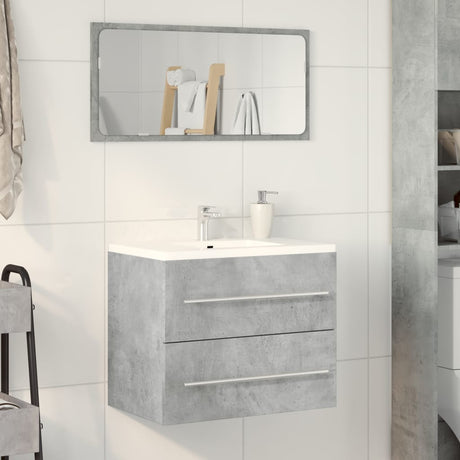 Vidaxl wastafelkast 60x38,5x48 cm spaanplaat betongrijs