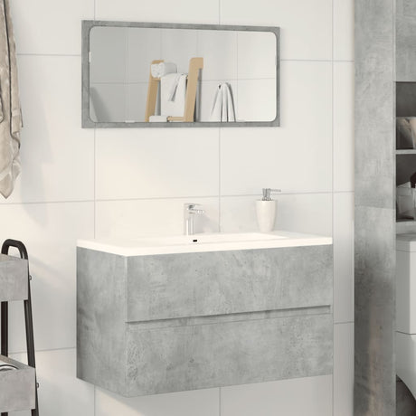 Vidaxl wastafelkast 90x38,5x45 cm spaanplaat betongrijs