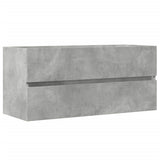 Vidaxl wastafelkast 100x38,5x45 cm spaanplaat betongrijs