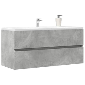 Vidaxl wastafelkast 100x38,5x45 cm spaanplaat betongrijs
