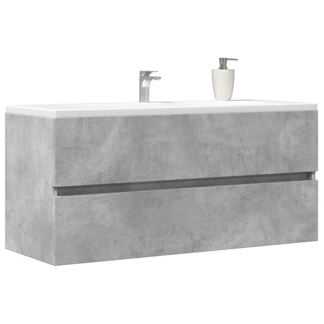 Vidaxl wastafelkast 100x38,5x45 cm spaanplaat betongrijs
