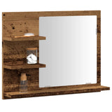 Vidaxl badkamerspiegelkast 60x10,5x45 cm oud houtkleurig