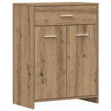 Vidaxl badkamerkast 60x33x80 cm bewerkt hout artisanaal eikenkleurig