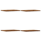 Vidaxl wandschappen 4 st 40x30x1,5 cm bewerkt hout oud houtkleurig