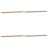 Vidaxl wandschappen 4 st 60x20x1,5 cm bewerkt hout artisanaal eiken