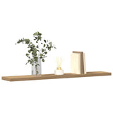 Vidaxl wandschappen 4 st 60x20x1,5 cm bewerkt hout artisanaal eiken