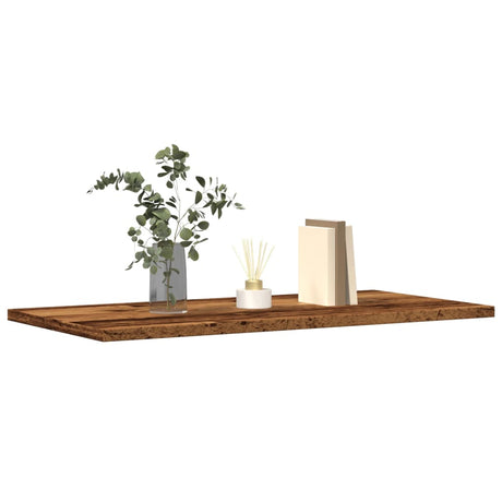 Vidaxl wandschappen 4 st 60x30x1,5 cm bewerkt hout oud houtkleurig