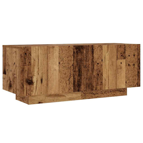 Vidaxl tv-meubel 100x35x40 cm bewerkt hout oud houtkleurig