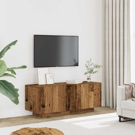 Vidaxl tv-meubel 100x35x40 cm bewerkt hout oud houtkleurig
