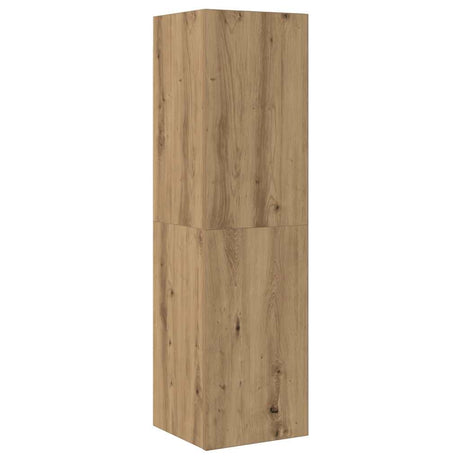 Vidaxl tv-meubel 30,5x30x110 cm bewerkt hout artisanaal eikenkleur