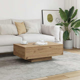 Vidaxl salontafel 85x55x31 cm bewerkt hout artisanaal eikenkleurig