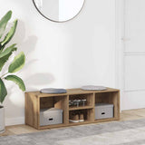 Vidaxx Schuhbank 105 x 35 x 35 cm, handgefertigtes Holz, handgefertigte Eiche