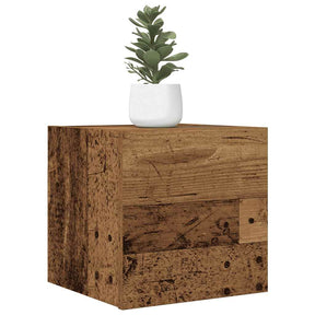 Vidaxl tv-wandmeubelen 2 st 30,5x30x30 cm oud houtkleurig